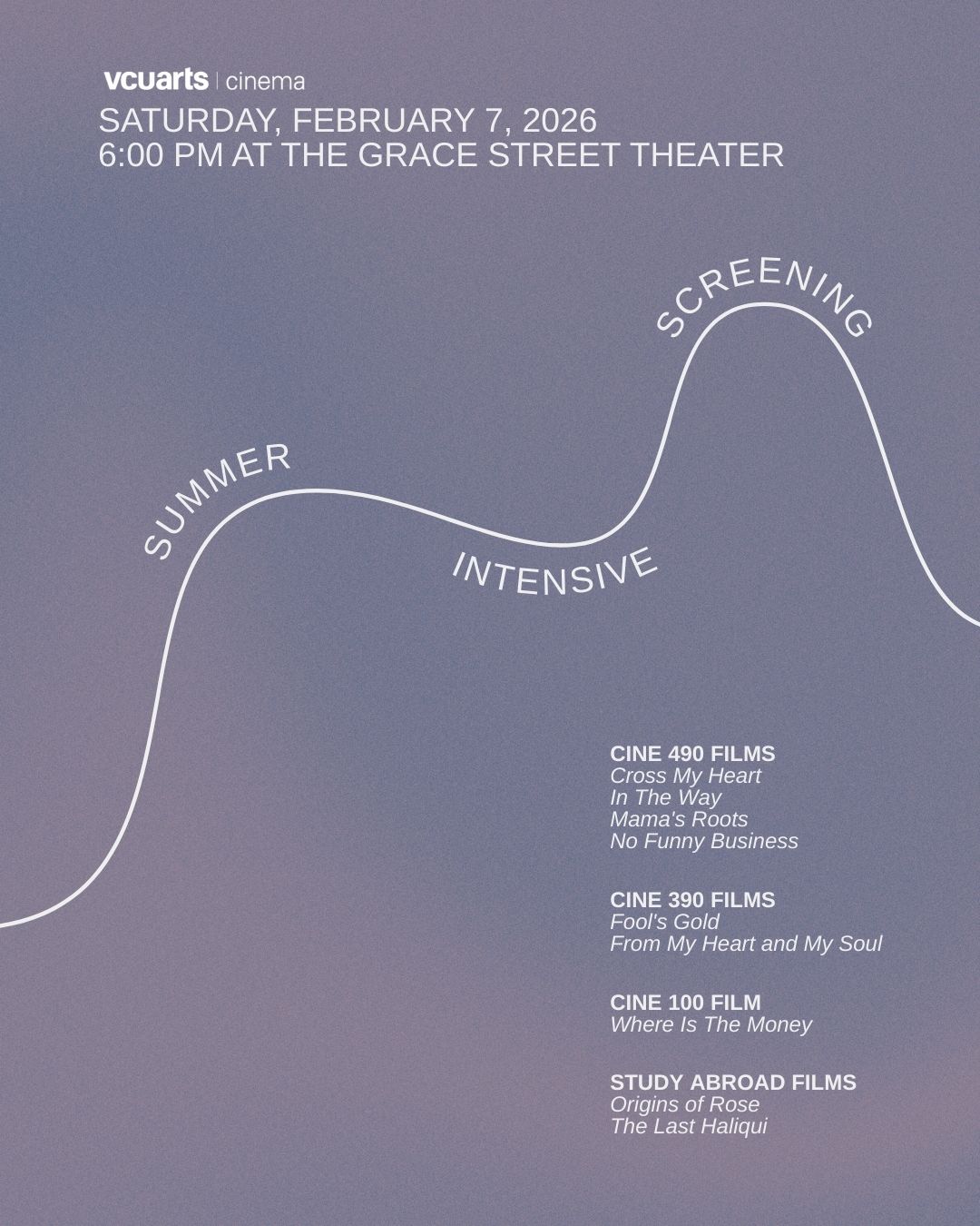 Summer Intensive Screening